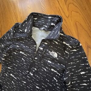 The North Face Black White 1/2 Zip Fleece Pullover‎ NF0A3RT8 Women's XS